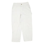 CARHARTT Womens Cotton Blend White Regular Straight Trousers W28 L26 Workwear