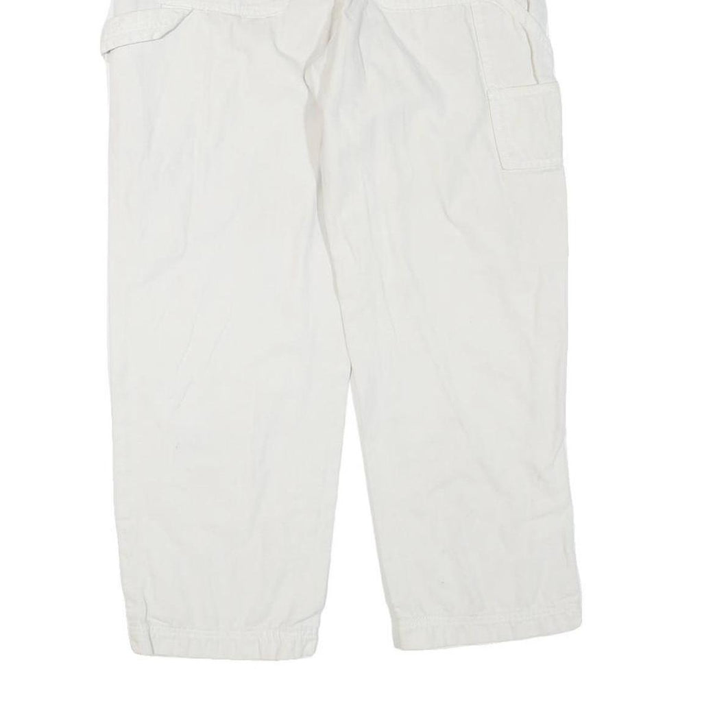 CARHARTT Womens Cotton Blend White Regular Straight Trousers W28 L26 Workwear