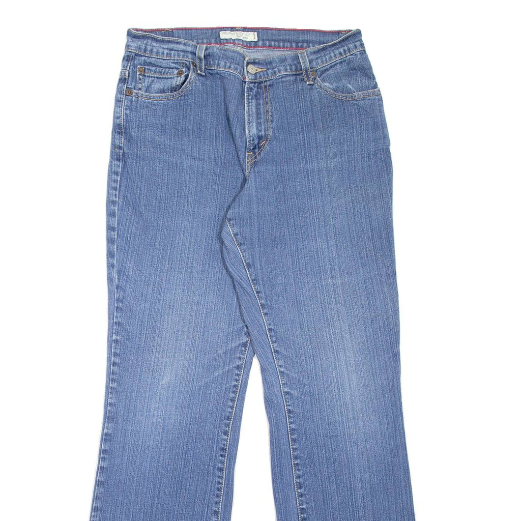 LEVI'S 550 Womens Jeans Blue Relaxed Bootcut Stone Wash W30 L32