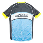 CUORE Cycling Mens Jersey Blue 1/4 Zip 2XL