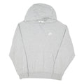 NIKE Mens Grey Hoodie M Casual Cotton Blend Pullover Sweatshirt