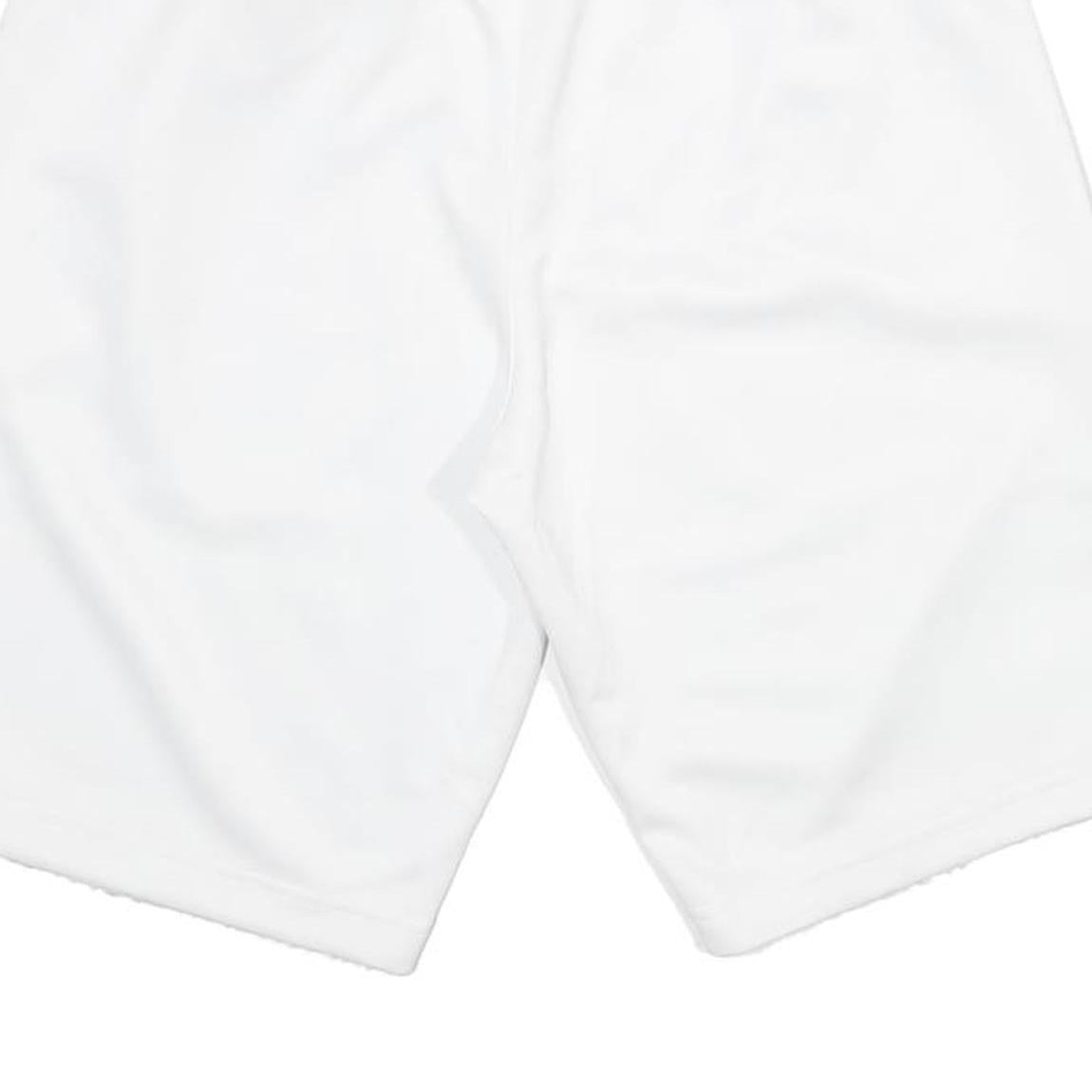 NIKE Mens White & Black Sports Casual Shorts M W28 Logo Tape