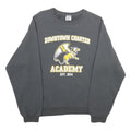 JERZEES Mens Grey Downtown Charter Academy Cotton Blend Sweatshirt S Pullover
