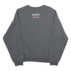 JERZEES Mens Grey Downtown Charter Academy Cotton Blend Sweatshirt S Pullover