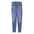 LEVI'S 720 Womens Jeans Blue Slim Skinny Denim Medium W26 L30 Zip