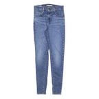 LEVI'S 720 Womens Jeans Blue Slim Skinny Denim Medium W26 L30 Zip