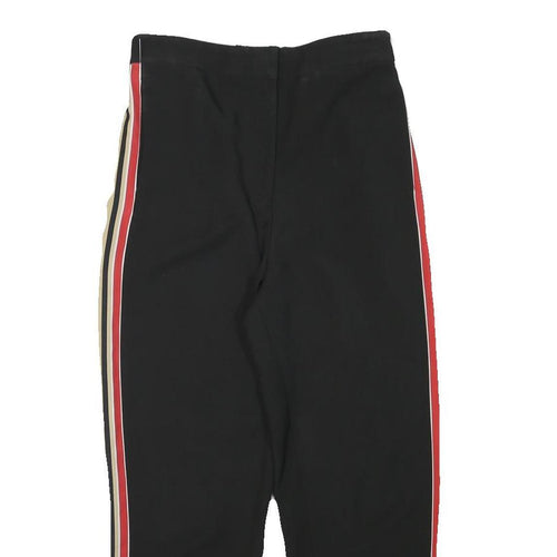 & OTHER STORIES Womens Polyester Blend Black Relaxed Trousers W27 L25 Striped