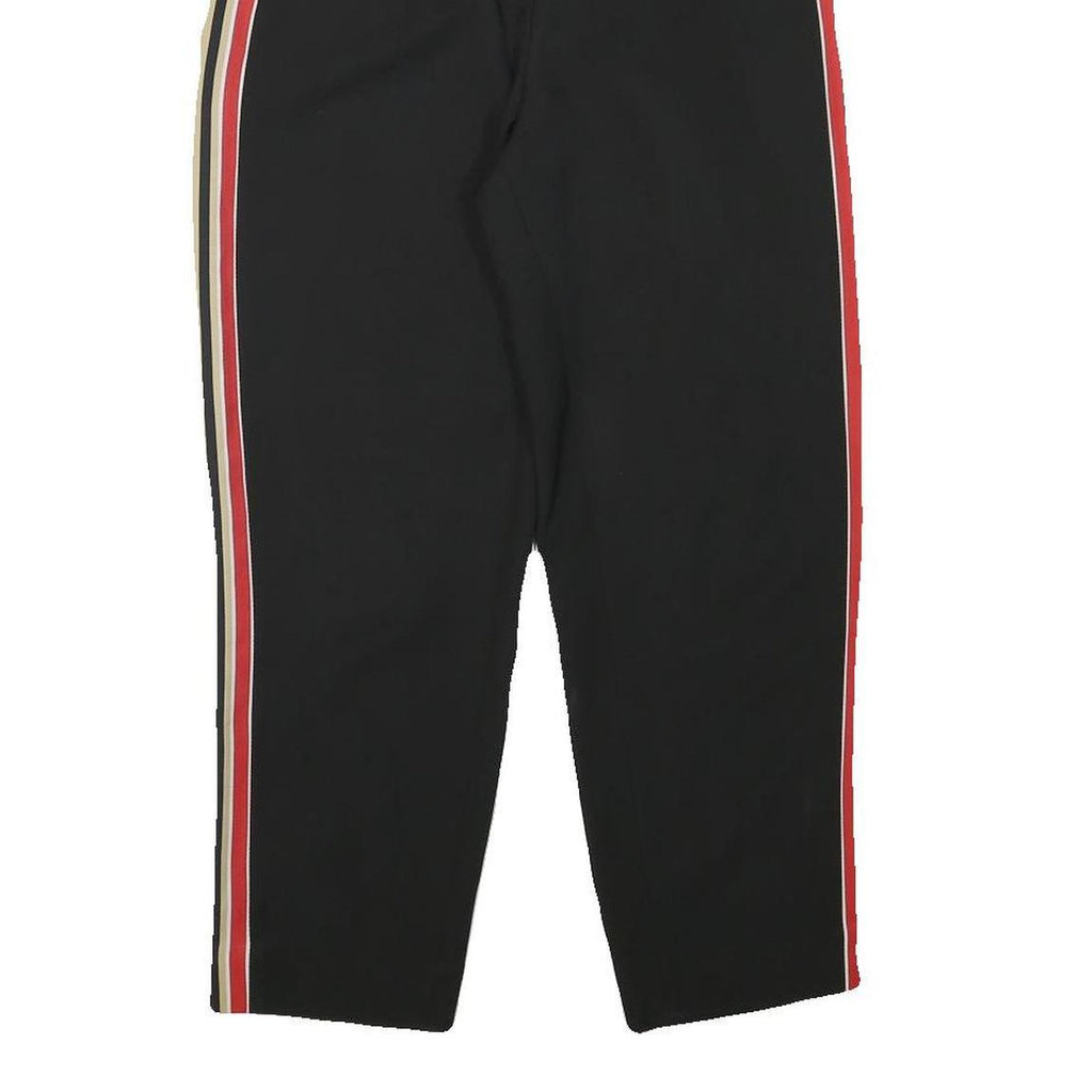 & OTHER STORIES Womens Polyester Blend Black Relaxed Trousers W27 L25 Striped