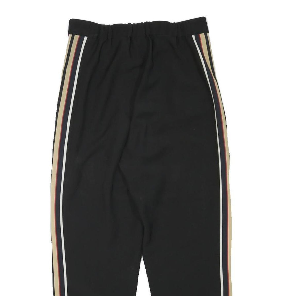 & OTHER STORIES Womens Polyester Blend Black Relaxed Trousers W27 L25 Striped