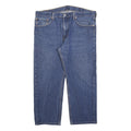 LEVI'S 505 Mens Jeans Blue Relaxed Straight Denim Medium W38 L26 Classic Casual