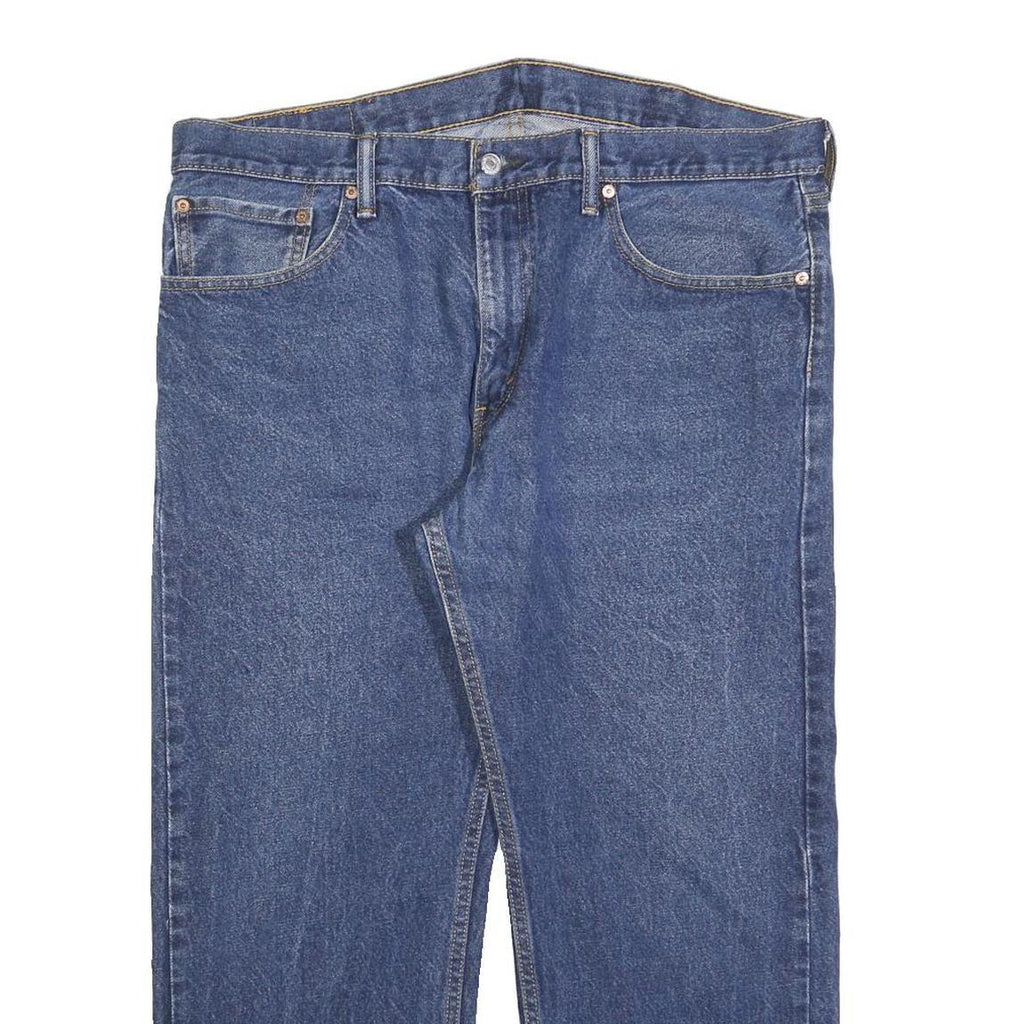LEVI'S 505 Mens Jeans Blue Relaxed Straight Denim Medium W38 L26 Classic Casual
