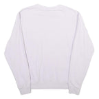 FILA Womens White Crew Neck XL Vintage Logo Cotton Blend Sweatshirt Pullover