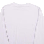 FILA Womens White Crew Neck XL Vintage Logo Cotton Blend Sweatshirt Pullover