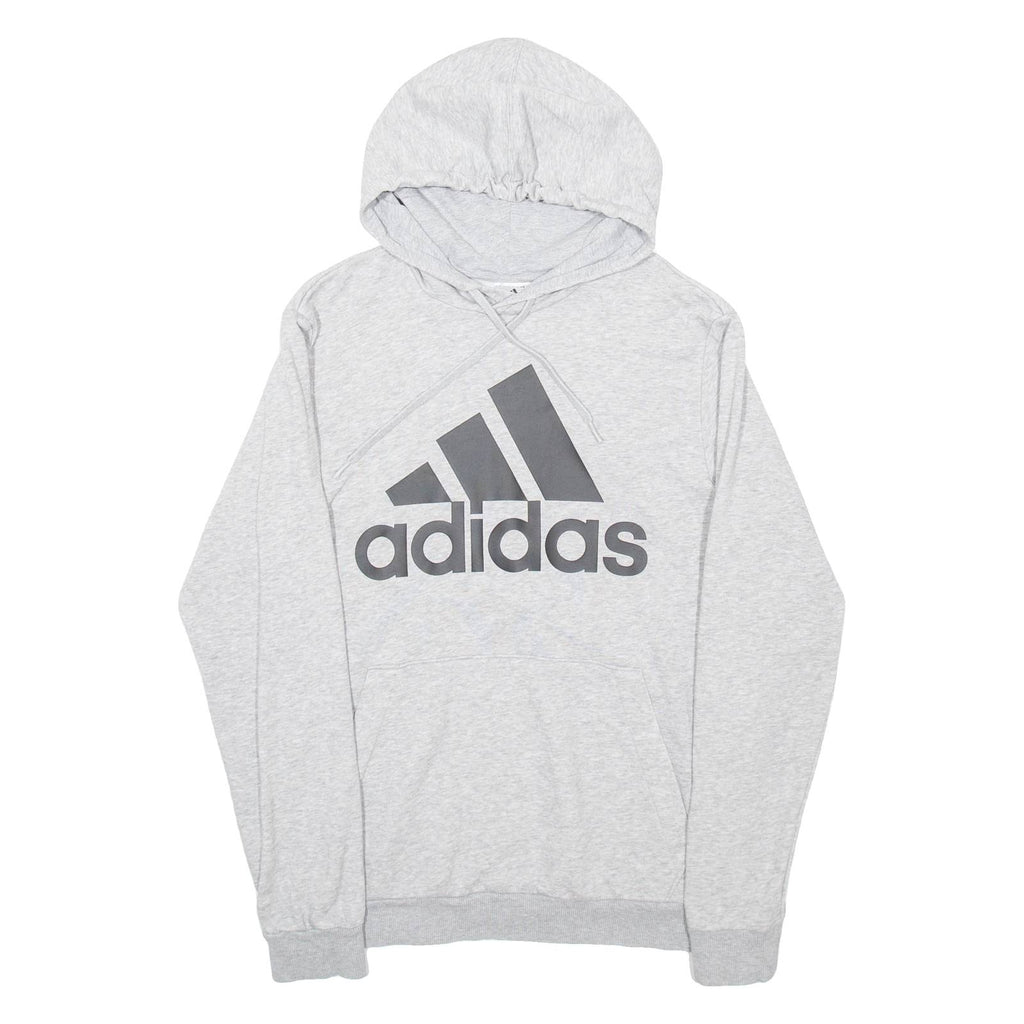 ADIDAS Mens Grey Hoodie S