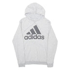 ADIDAS Mens Grey Hoodie S
