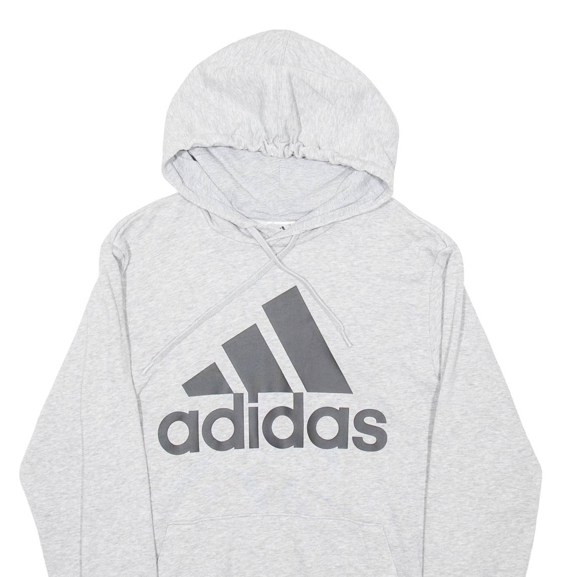 ADIDAS Mens Grey Hoodie S
