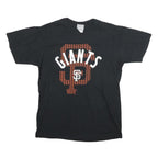 GENUINE MERCHANDISE Mens Black San Francisco Giants Graphic T-Shirt M Crew Neck