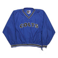 PUMA Mens Blue Colts V-Neck L Sweatshirt Polyester Pullover Sports