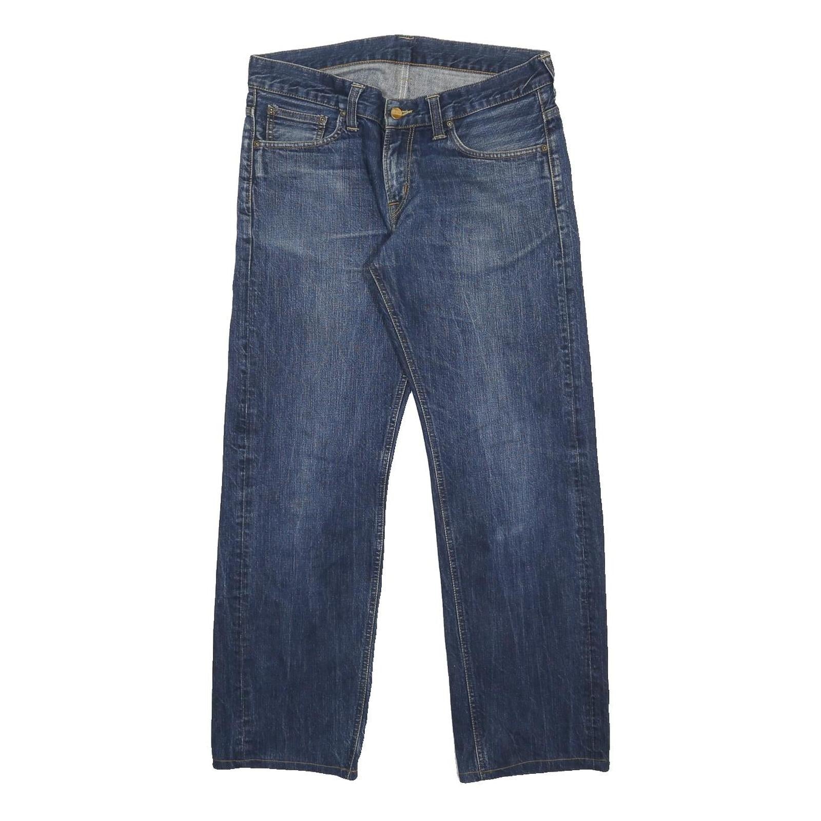 CARHARTT Mens Jeans Blue Regular Straight Denim Medium W31 L29 Durable Workwear