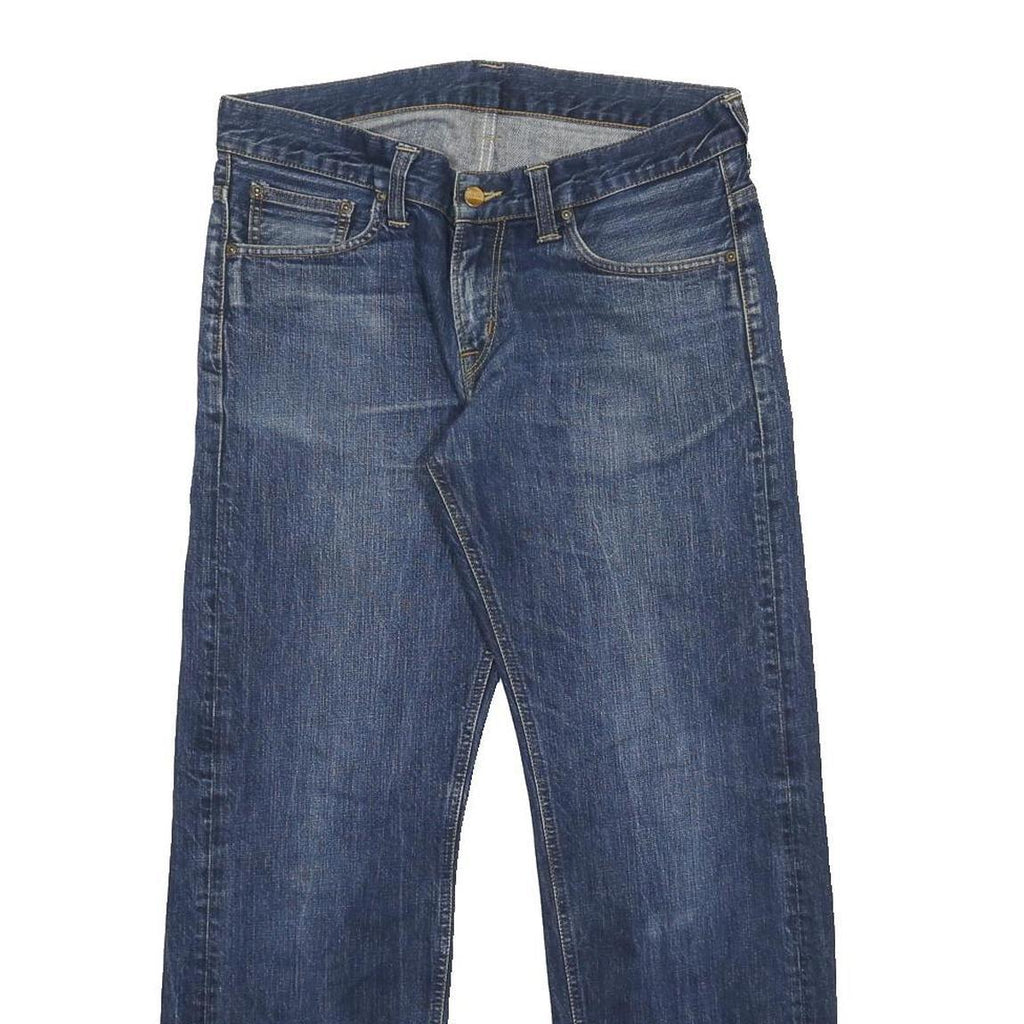 CARHARTT Mens Jeans Blue Regular Straight Denim Medium W31 L29 Durable Workwear