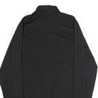 ADIDAS Mens Black Coach Jacket S Polyester Plain Zip Athletic Sportswear