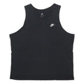 NIKE Mens Black T-Shirt Sleeveless Crew Neck XL Cotton Blend Logo Print