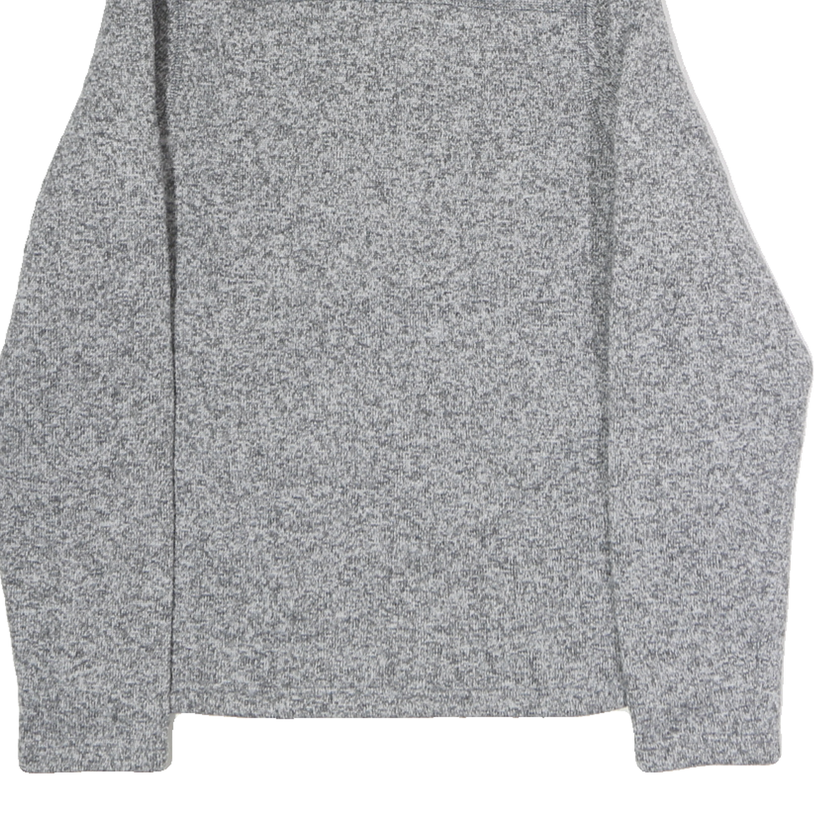 THE NORTH FACE Mens Grey 1/4 Zip XS Cotton Sweatshirt Outdoor Casual Pullover