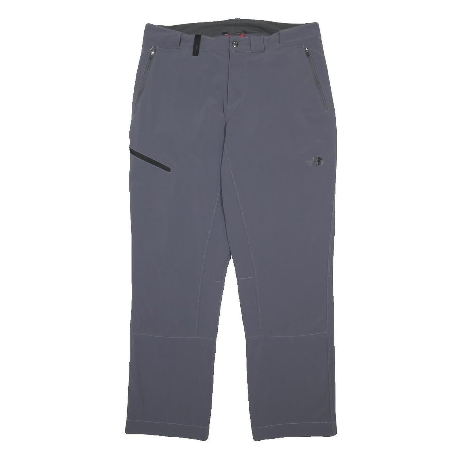 THE NORTH FACE Womens Nylon Grey Regular Regular Fit Trousers W30 L28 Outdoor