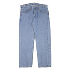 LEVI'S 505 Mens Jeans Blue Regular Straight Denim Medium W33 L29 Classic Fit Zip