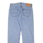 LEVI'S 505 Mens Jeans Blue Regular Straight Denim Medium W33 L29 Classic Fit Zip