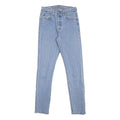 LEVI'S 501S Womens Jeans Blue Slim Skinny Denim Light W25 L30 Button Closure