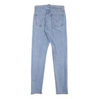 LEVI'S 501S Womens Jeans Blue Slim Skinny Denim Light W25 L30 Button Closure