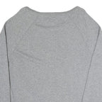 NIKE Womens Grey Crew Neck M Cotton Blend Sweatshirt Casual Sportswear