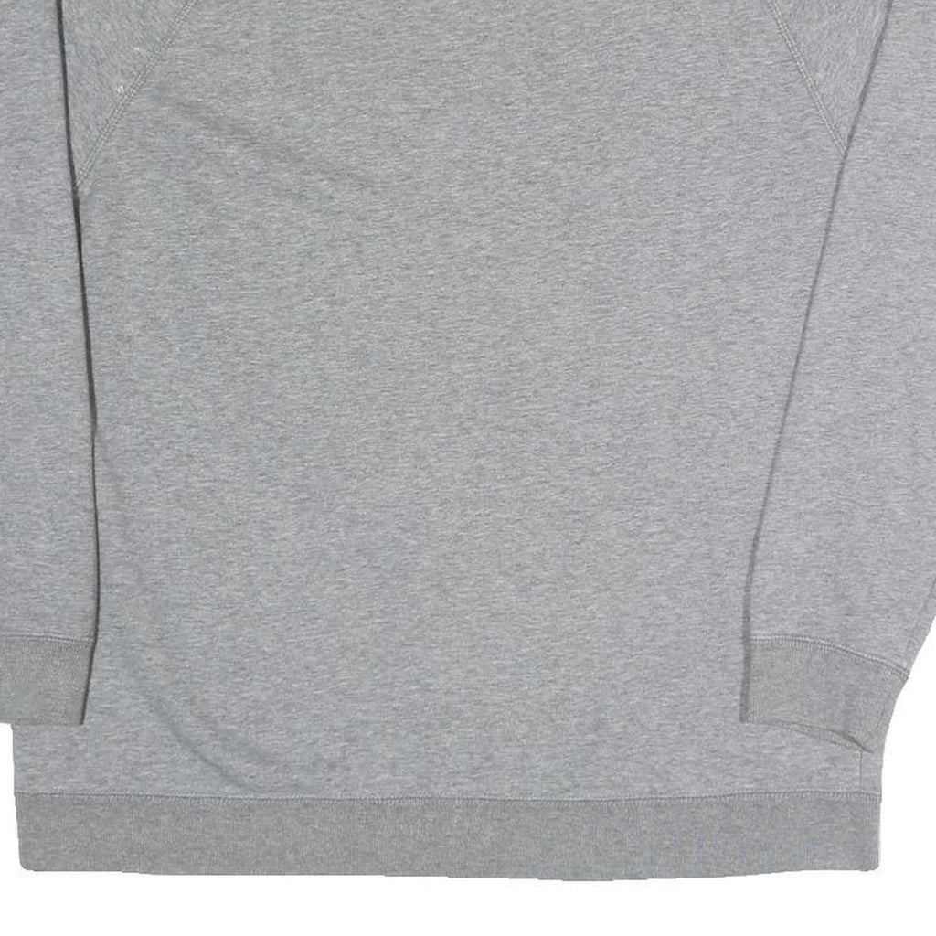 NIKE Womens Grey Crew Neck M Cotton Blend Sweatshirt Casual Sportswear