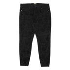 PHASE EIGHT Womens Black Regular Fit Skinny Denim W36 L29 Floral Pattern Cotton