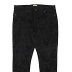 PHASE EIGHT Womens Black Regular Fit Skinny Denim W36 L29 Floral Pattern Cotton