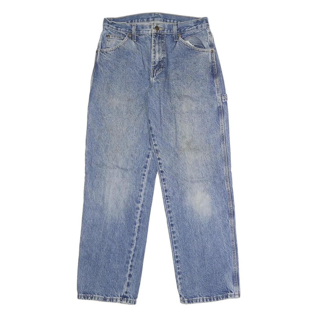 DICKIES Mens Blue Regular Fit Straight Leg Denim W30 L30 Workwear Jeans