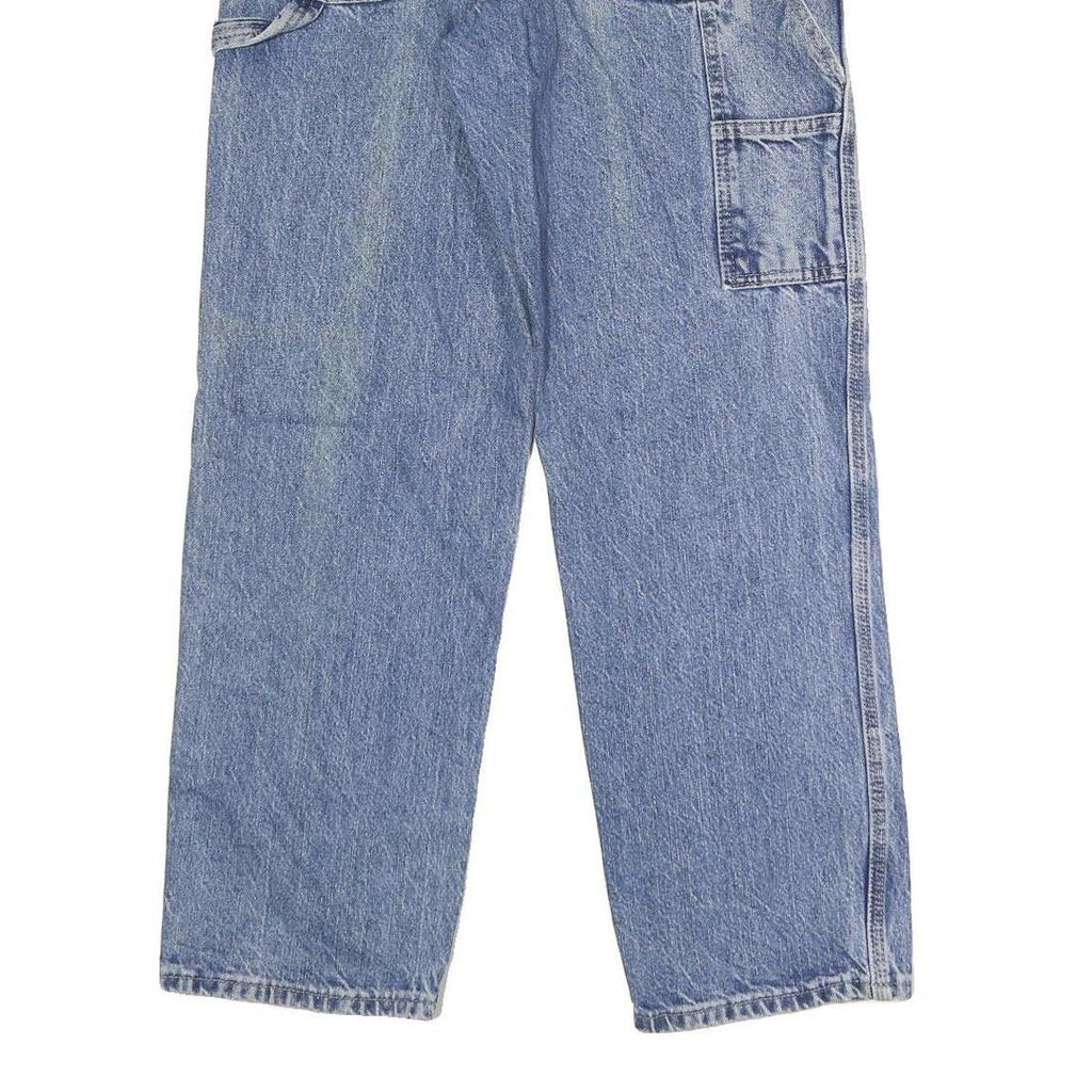 DICKIES Mens Blue Regular Fit Straight Leg Denim W30 L30 Workwear Jeans