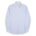 PIERRE CARDIN Mens Shirt Blue Striped Long Sleeve M