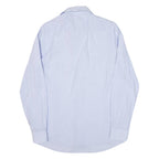 PIERRE CARDIN Mens Shirt Blue Striped Long Sleeve M