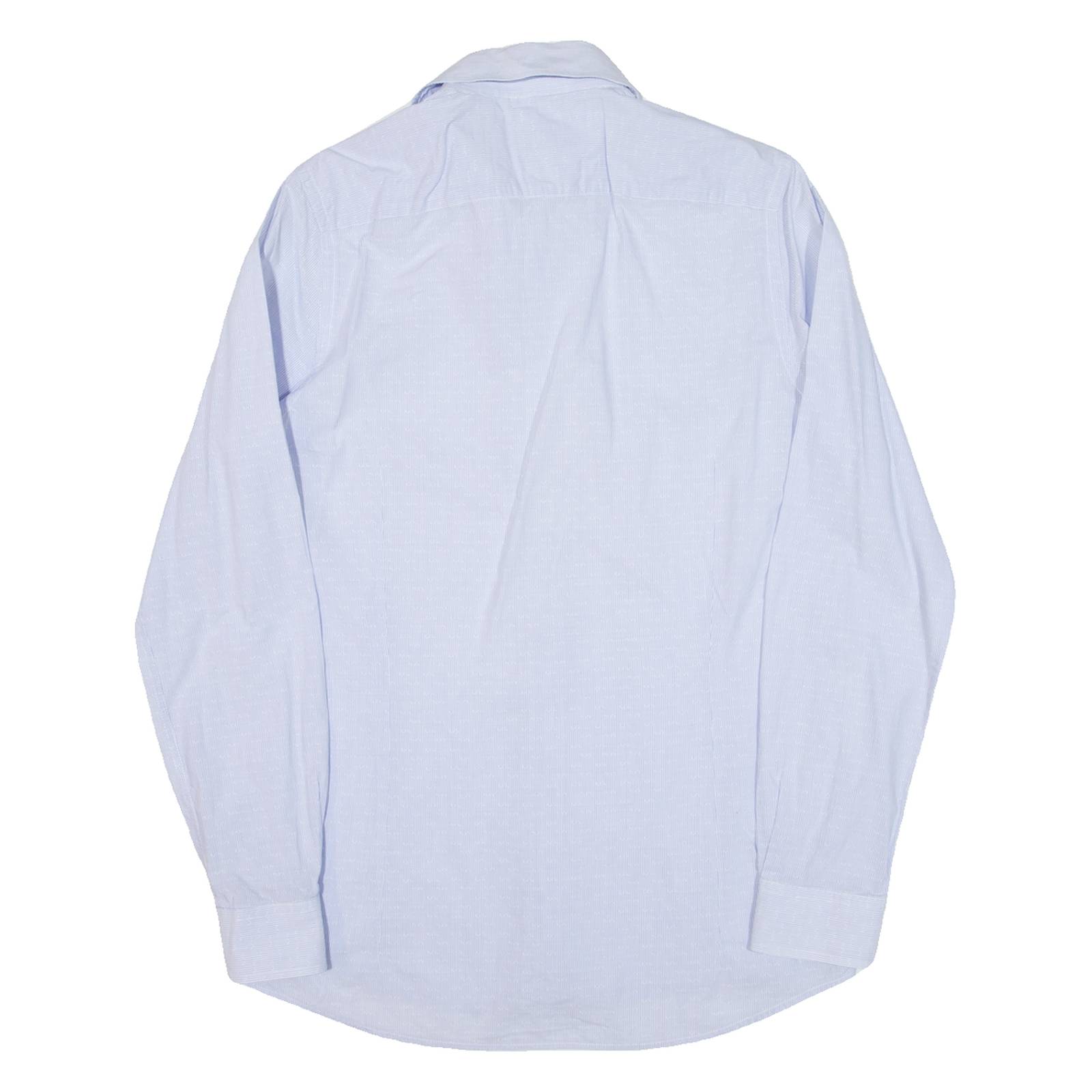 PIERRE CARDIN Mens Shirt Blue Striped Long Sleeve M