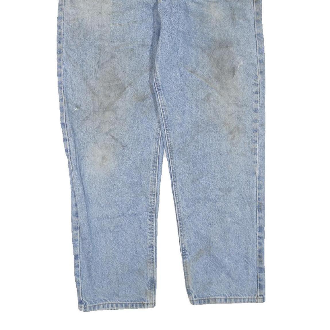 CARHARTT Mens Jeans Blue Regular Straight Denim Light W36 L30 Durable Workwear