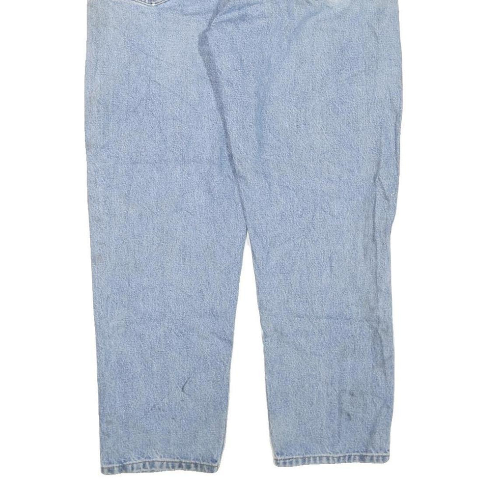 CARHARTT Mens Jeans Blue Regular Straight Denim Light W36 L30 Durable Workwear