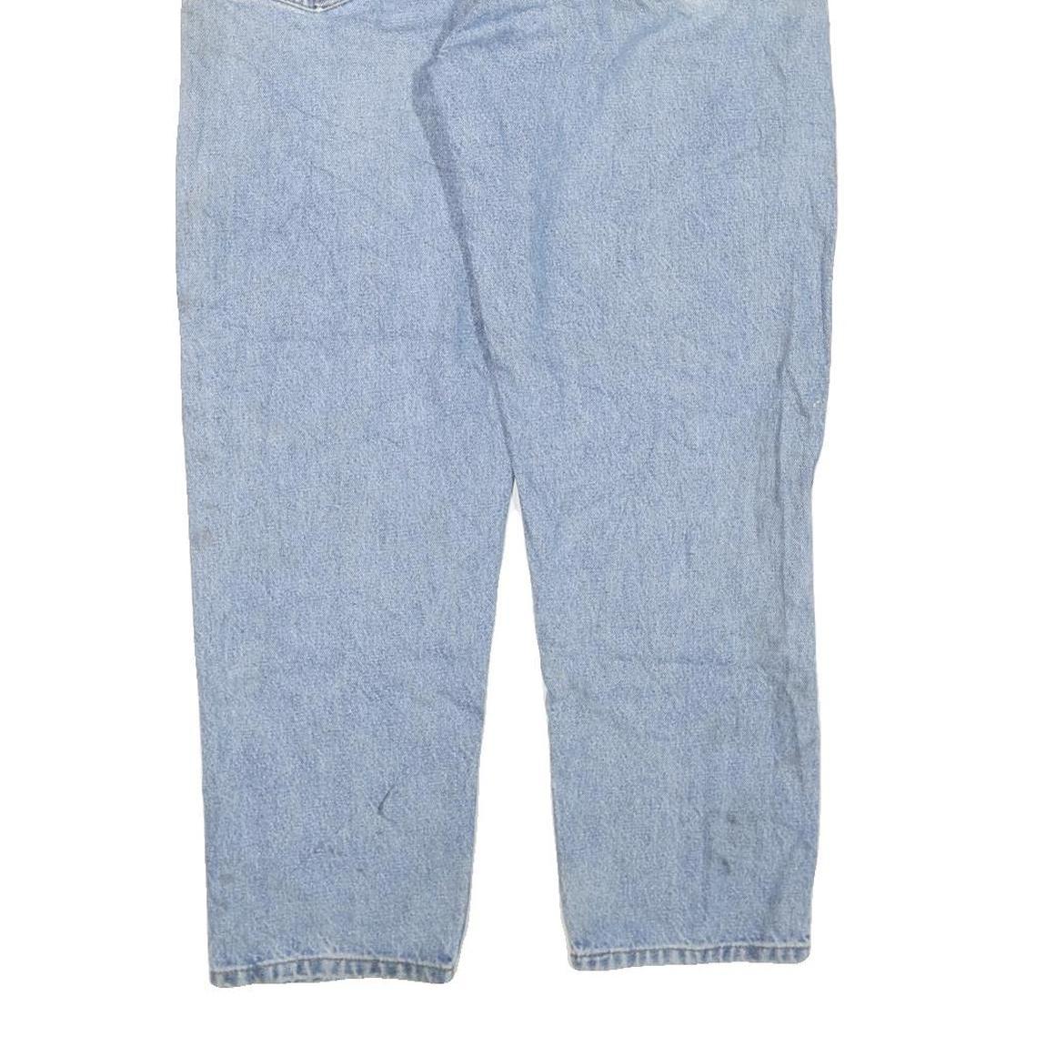 CARHARTT Mens Jeans Blue Regular Straight Denim Light W36 L30 Durable Workwear