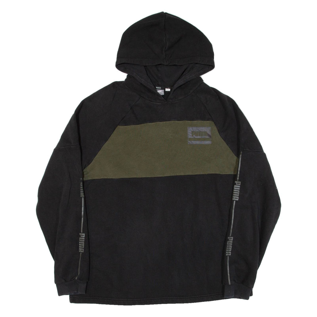 PUMA Mens Black Hoodie L
