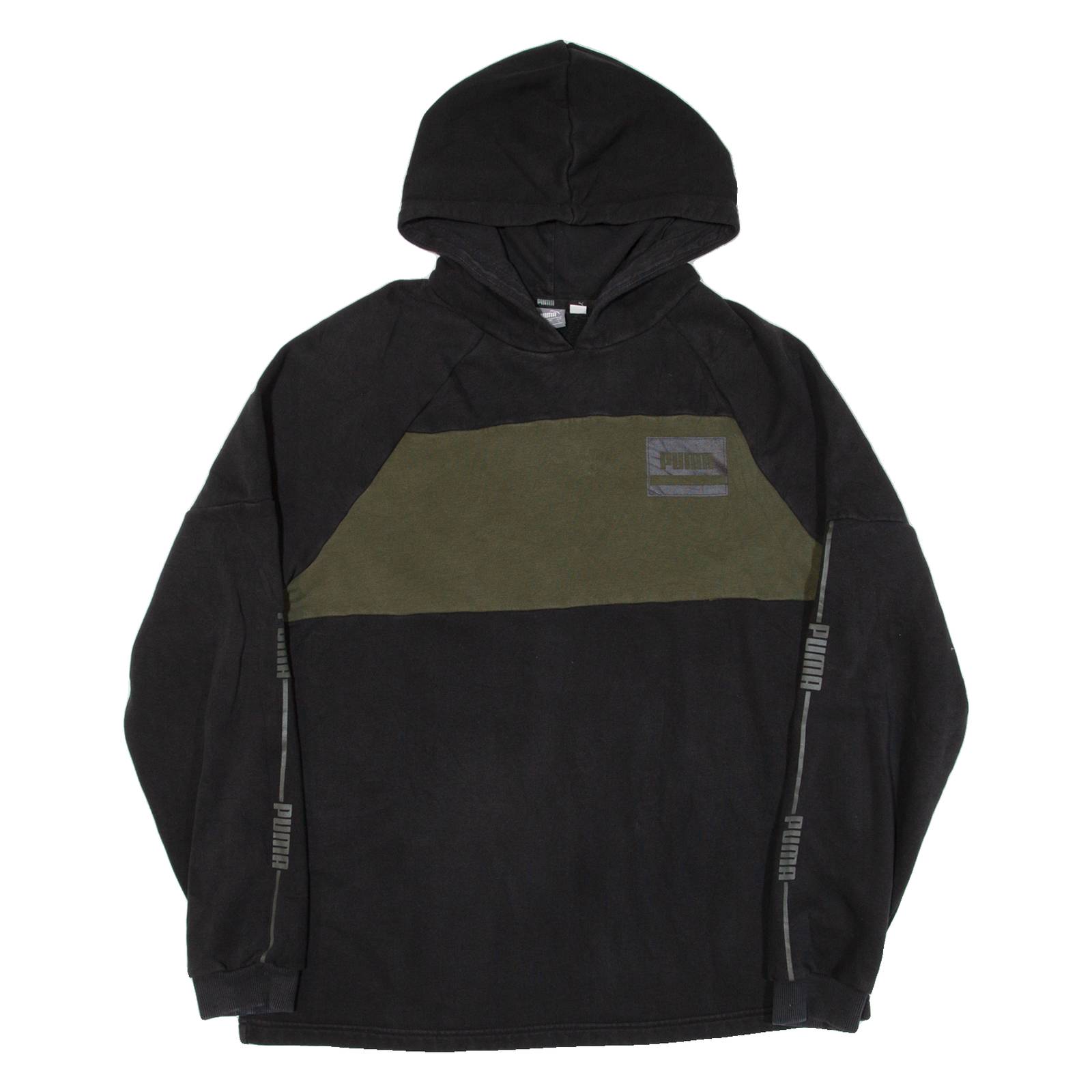 PUMA Mens Black Hoodie L