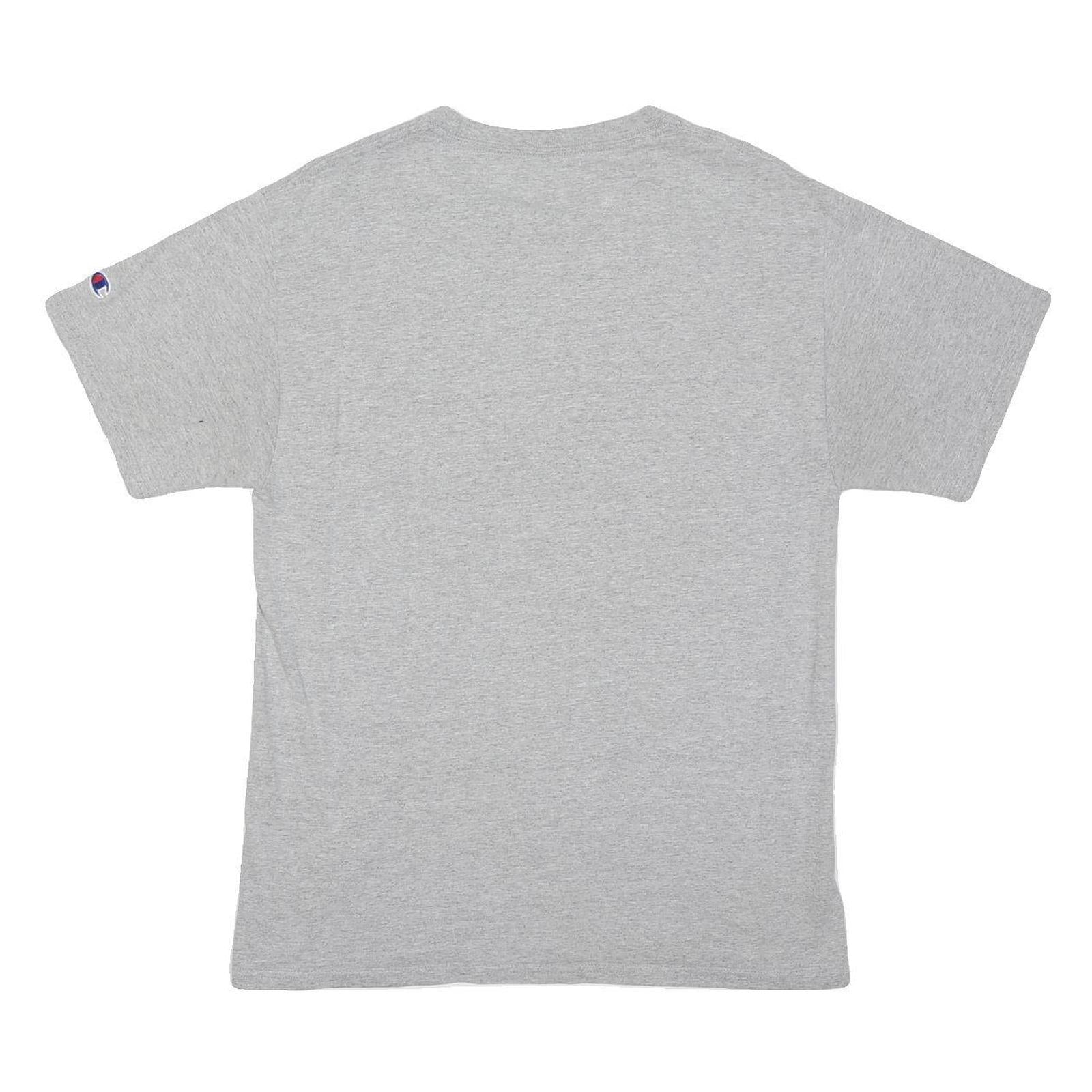 CHAMPION Mens Grey Indiana Baseball T-Shirt M Short Sleeve Crew Neck Cotton