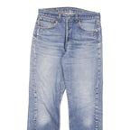 LEVI'S Mens Regular Fit Blue Denim Jeans W30 L30 Button Closure Classic Straight