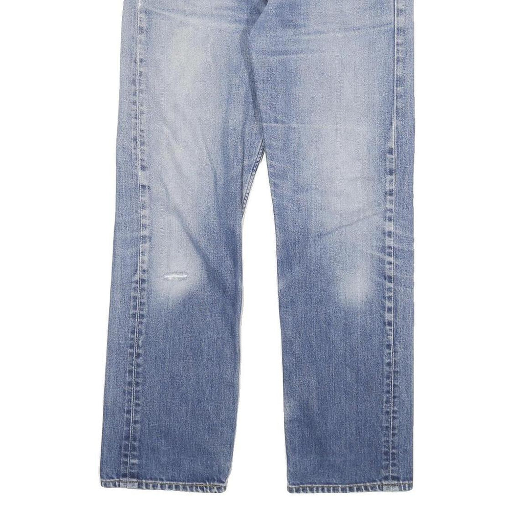 LEVI'S Mens Regular Fit Blue Denim Jeans W30 L30 Button Closure Classic Straight
