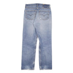 LEVI'S Mens Regular Fit Blue Denim Jeans W30 L30 Button Closure Classic Straight